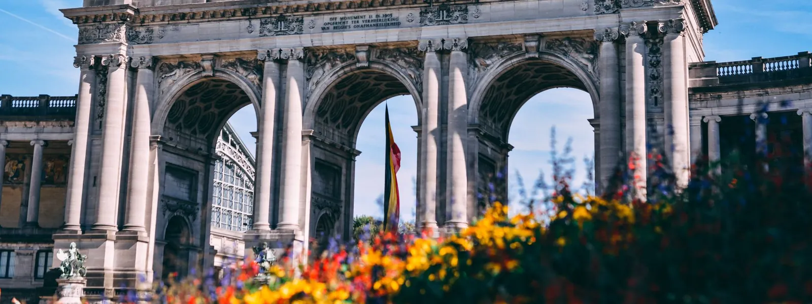 Arche historique du parc du Cinquantenaire à Bruxelles