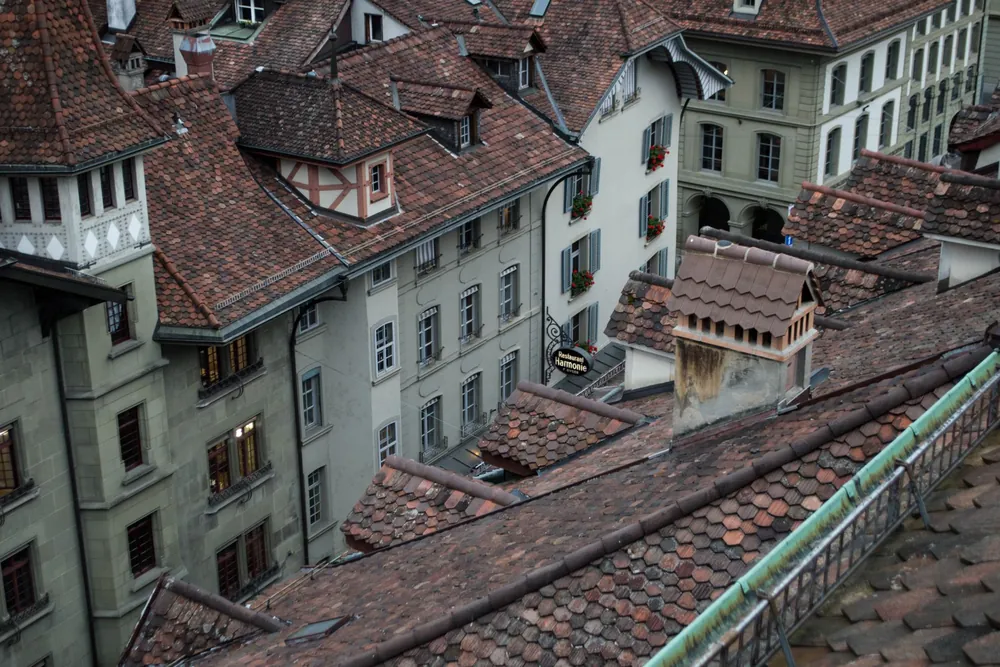 Toits et architecture classique de la vieille ville de Berne
